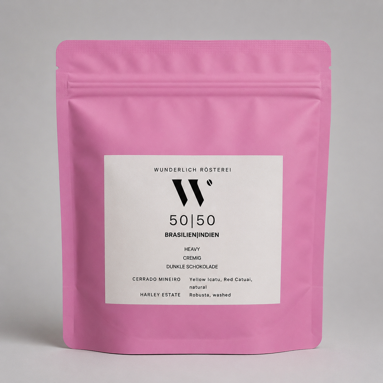Wunderlich Rösterei 50|50 Blend Espresso aus Brasilien und Indien
