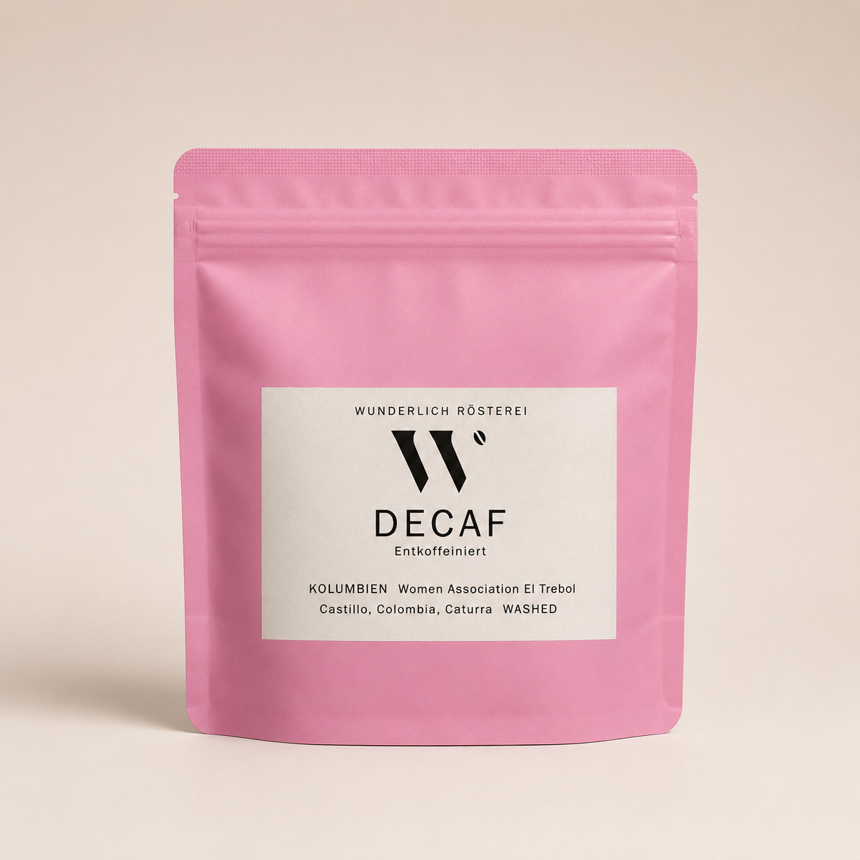 Wunderlich Rösterei Kolumbien Decaf entkoffeiniert